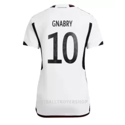Tyskland Serge Gnabry 10 Hjemmedrakt Dame VM 2022 Tyskland Serge Gnabry 10 Hjemmedrakt Dame VM 2022