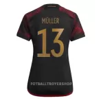 Tyskland Thomas Müller 13 Bortedrakt Dame VM 2022