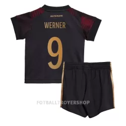 Tyskland Timo Werner 9 Bortedrakt Barn VM 2022 - med Bukse Tyskland Timo Werner 9 Bortedrakt Barn VM 2022 - med Bukse
