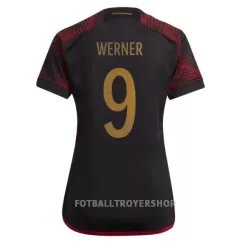 Tyskland Timo Werner 9 Bortedrakt Dame VM 2022 Tyskland Timo Werner 9 Bortedrakt Dame VM 2022