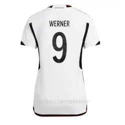 Tyskland Timo Werner 9 Hjemmedrakt Dame VM 2022 Tyskland Timo Werner 9 Hjemmedrakt Dame VM 2022