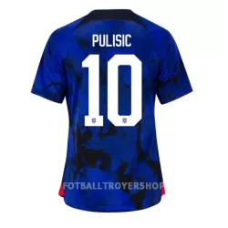 USA Christian Pulisic 10 Bortedrakt Dame VM 2022 USA Christian Pulisic 10 Bortedrakt Dame VM 2022