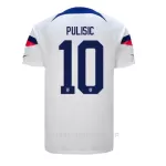 USA Christian Pulisic 10 Hjemmedrakt Herre VM 2022