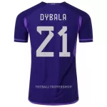 Argentina DYBALA 21 Bortedrakt Herre VM 2022