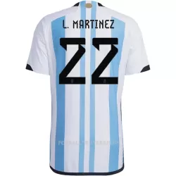 Argentina Lautaro Martinez 22 Hjemmedrakt Herre VM 2022 Argentina Lautaro Martinez 22 Hjemmedrakt Herre VM 2022