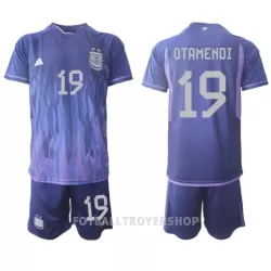 Argentina Nicolas Otamendi 19 Bortedrakt Barn VM 2022 - med Bukse Argentina Nicolas Otamendi 19 Bortedrakt Barn VM 2022 - med Bukse