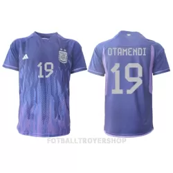 Argentina Nicolas Otamendi 19 Bortedrakt Herre VM 2022 Argentina Nicolas Otamendi 19 Bortedrakt Herre VM 2022