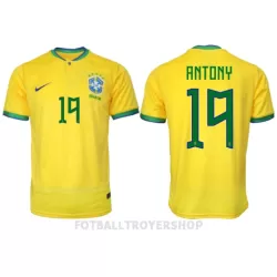 Brasil Antony 19 Hjemmedrakt Herre VM 2022 Brasil Antony 19 Hjemmedrakt Herre VM 2022