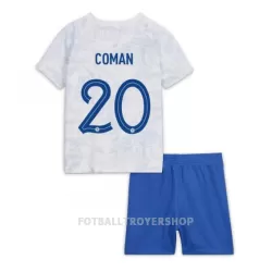 Frankrike Kingsley Coman 20 Bortedrakt Barn VM 2022 - med Bukse Frankrike Kingsley Coman 20 Bortedrakt Barn VM 2022 - med Bukse