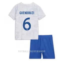 Frankrike Matteo Guendouzi 6 Bortedrakt Barn VM 2022 - med Bukse Frankrike Matteo Guendouzi 6 Bortedrakt Barn VM 2022 - med Bukse