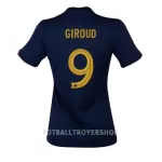 Frankrike Olivier Giroud 9 Hjemmedrakt Dame VM 2022