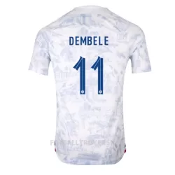 Frankrike Ousmane Dembele 11 Bortedrakt Herre VM 2022 Frankrike Ousmane Dembele 11 Bortedrakt Herre VM 2022