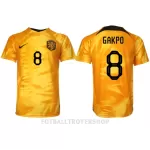 Nederland Cody Gakpo 8 Hjemmedrakt Herre VM 2022