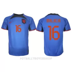 Nederland Tyrell Malacia 16 Bortedrakt Herre VM 2022 Nederland Tyrell Malacia 16 Bortedrakt Herre VM 2022
