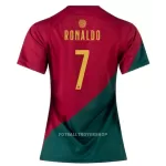 Portugal Cristiano Ronaldo 7 Hjemmedrakt Dame VM 2022