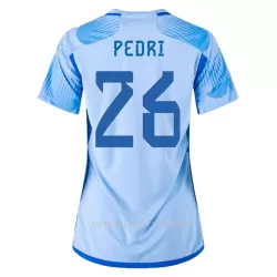 Spania PEDRI 26 Bortedrakt Dame VM 2022 Spania PEDRI 26 Bortedrakt Dame VM 2022