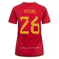 Spania PEDRI 26 Hjemmedrakt Dame VM 2022 Spania PEDRI 26 Hjemmedrakt Dame VM 2022