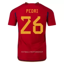 Spania PEDRI 26 Hjemmedrakt Herre VM 2022 Spania PEDRI 26 Hjemmedrakt Herre VM 2022