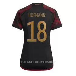 Tyskland Jonas Hofmann 18 Bortedrakt Dame VM 2022 Tyskland Jonas Hofmann 18 Bortedrakt Dame VM 2022