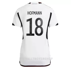 Tyskland Jonas Hofmann 18 Hjemmedrakt Dame VM 2022 Tyskland Jonas Hofmann 18 Hjemmedrakt Dame VM 2022