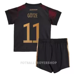 Tyskland Mario Gotze 11 Bortedrakt Barn VM 2022 - med Bukse Tyskland Mario Gotze 11 Bortedrakt Barn VM 2022 - med Bukse
