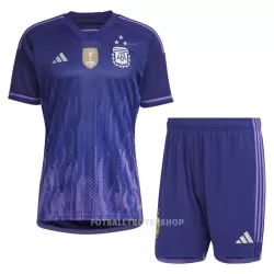 Argentina 3 Star Bortedrakt Barn VM 2022 - med Bukse Argentina 3 Star Bortedrakt Barn VM 2022 - med Bukse