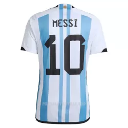 Argentina 3 Star MESSI 10 Hjemmedrakt Barn VM 2022 - med Bukse