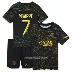 Paris Saint-Germain Mbappé 7 Fjerdedrakt Barn 22-23 - med Bukse Paris Saint-Germain Mbappé 7 Fjerdedrakt Barn 22-23 - med Bukse