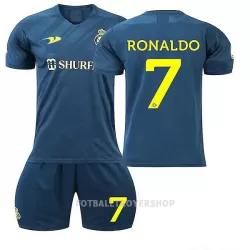 Al Nassr Ronaldo 7 Bortedrakt Barn 22-23 - med Bukse Al Nassr Ronaldo 7 Bortedrakt Barn 22-23 - med Bukse