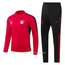 Bayern München Kvart-Zip Trenings Collegegenser Barn 2022 Rød Bayern München Kvart-Zip Trenings Collegegenser Barn 2022 Rød