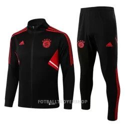 Bayern München Trenings Collegegenser Set Herre 22-23 Svart Rød Bayern München Trenings Collegegenser Set Herre 22-23 Svart Rød
