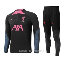 Liverpool Kvart-Zip Trenings Collegegenser Herre 22-23 Svart Liverpool Kvart-Zip Trenings Collegegenser Herre 22-23 Svart