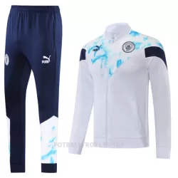 Manchester City Trenings Collegegenser Set Herre 22-23 Hvit Blå Manchester City Trenings Collegegenser Set Herre 22-23 Hvit Blå