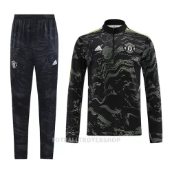 Manchester United Kvart-Zip Trenings Collegegenser Herre 22-23 Svart Manchester United Kvart-Zip Trenings Collegegenser Herre 22-23 Svart