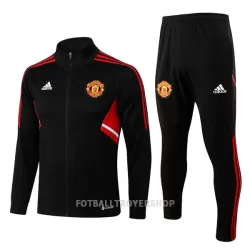 Manchester United Trenings Collegegenser Set Herre 22-23 Svart Rød Manchester United Trenings Collegegenser Set Herre 22-23 Svart Rød