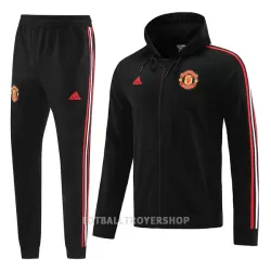 Manchester United Trenings Hettejakke Herre 22-23 Svart Manchester United Trenings Hettejakke Herre 22-23 Svart