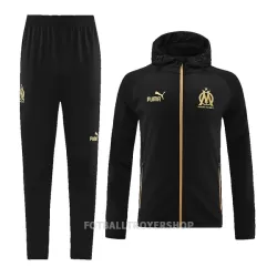 Olympique de Marseille Trenings Hettejakke Herre 22-23 Svart Olympique de Marseille Trenings Hettejakke Herre 22-23 Svart