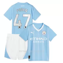 Manchester City Foden 47 Hjemmedrakt Barn 2023/2024 - med Bukse Manchester City Foden 47 Hjemmedrakt Barn 2023/2024 - med Bukse