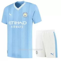 Manchester City Hjemmedrakt Barn 2023/2024 - med Bukse Manchester City Hjemmedrakt Barn 2023/2024 - med Bukse