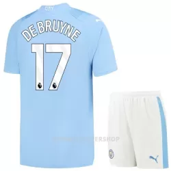Manchester City K. De Bruyne 17 Hjemmedrakt Barn 2023/2024 - med Bukse Manchester City K. De Bruyne 17 Hjemmedrakt Barn 2023/2024 - med Bukse