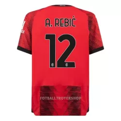 AC Milan A. Rebic 12 Hjemmedrakt Herre 2023/2024 AC Milan A. Rebic 12 Hjemmedrakt Herre 2023/2024