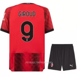 AC Milan Giroud 9 Hjemmedrakt Barn 2023/2024 - med Bukse AC Milan Giroud 9 Hjemmedrakt Barn 2023/2024 - med Bukse