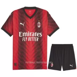 AC Milan Hjemmedrakt Barn 2023/2024 - med Bukse AC Milan Hjemmedrakt Barn 2023/2024 - med Bukse