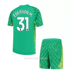 Manchester City Ederson Keeper Hjemmedrakt Barn 2023/2024 - med Bukse Manchester City Ederson Keeper Hjemmedrakt Barn 2023/2024 - med Bukse