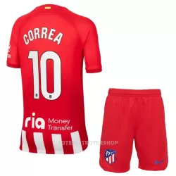 Atlético Madrid Correa 10 Hjemmedrakt Barn 2023/2024 - med Bukse Atlético Madrid Correa 10 Hjemmedrakt Barn 2023/2024 - med Bukse