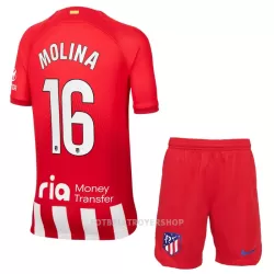 Atlético Madrid Molina 16 Hjemmedrakt Barn 2023/2024 - med Bukse Atlético Madrid Molina 16 Hjemmedrakt Barn 2023/2024 - med Bukse