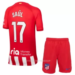 Atlético Madrid Saul 17 Hjemmedrakt Barn 2023/2024 - med Bukse Atlético Madrid Saul 17 Hjemmedrakt Barn 2023/2024 - med Bukse
