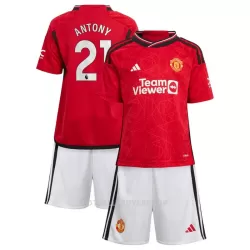 Manchester United Antony 21 Hjemmedrakt Barn 2023/2024 - med Bukse Manchester United Antony 21 Hjemmedrakt Barn 2023/2024 - med Bukse