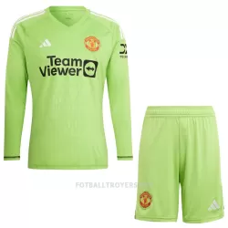 Manchester United Keeper Hjemmedrakt Barn 2023/2024 Langermet - med Bukse Manchester United Keeper Hjemmedrakt Barn 2023/2024 Langermet - med Bukse