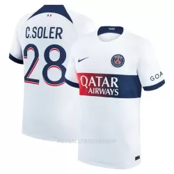 Paris Saint-Germain C. Soler 28 Bortedrakt Herre 2023/2024 Paris Saint-Germain C. Soler 28 Bortedrakt Herre 2023/2024